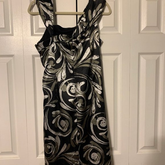 FANCY BLACK/SILVER DRESS - Picture 2 of 3